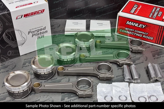 Wiseco Pistons Manley Turbo Tuff Rods TSX K24 K24A 87.5mm 8.8:1 Wiseco Pistons Manley Turbo Tuff Rods TSX K24 K24A 87.5mm 8.8:1