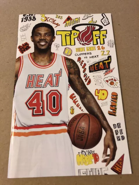 Miami Heat Tipoff Program February 7 2016 #26 Los Angeles Clippers New Throwback