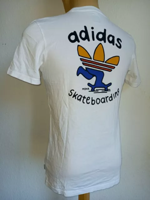 # Adidas Vintage Skateboarding T-Shirt Gr. S Meka. Superstar Gazelle Forum Retro 2
