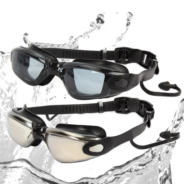 Schwimmbrille-UV-Schutz&Antibeschlag Taucherbrille für Erwachsene,Herren,Damen