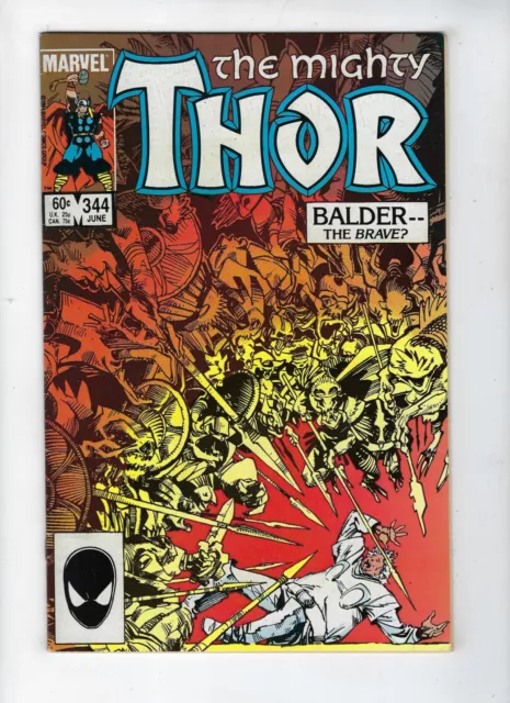 Thor # 344 Malekith 1st appearance Walter Simonson story/art June 1984 VF-