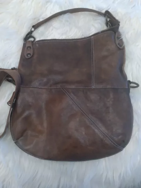 Bedstu Bed Stu Crossbody Tote Bag Brown Rustic