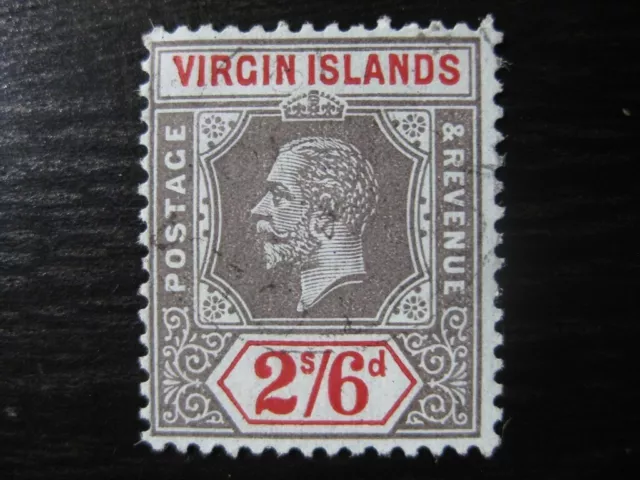 VIRGIN ISLANDS BRITISH COLONY Sc. #45 scarce used stamp! SCV $60.00