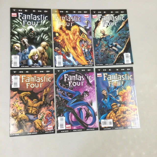 Fantastic Four The End 1-6 Complete Set 1 2 3 4 5 6 Marvel Comics 2007