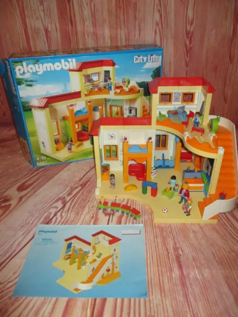 Playmobil Set Kita Sonnenschein 5567 Krabbelgruppe 5570 Turnhalle 6386 Bällebad 3