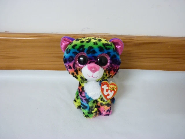 Ty Beanie Leopard Cub plush Kitten Cat Dotty June 16th 6” Retired BNWT