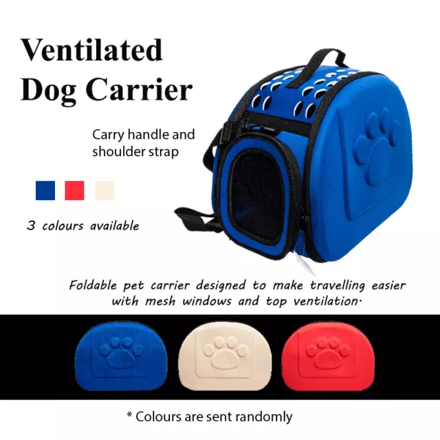 Expandable Pet Carrier Hand Shoulder Bag Kennel Cage For Dog Cat Puppy