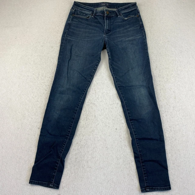 Abercrombie & Fitch Jeans Womens 28/6r Harper Super Skinny Denim Mid Rise Blue