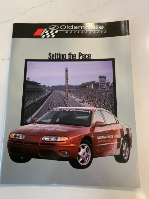 Mint Oldsmobile Motorsports 2000 Setting The Pace Aurora Pace Car Indy Press Mag