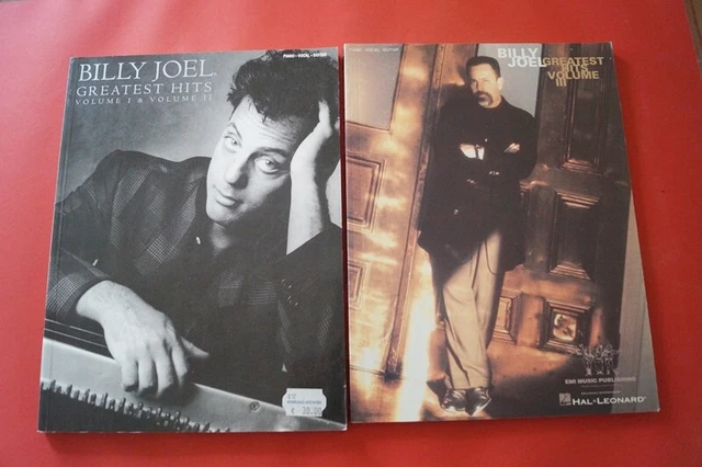 BILLY JOEL - Greatest Hits I & II et III. Songbooks (10759). Piano