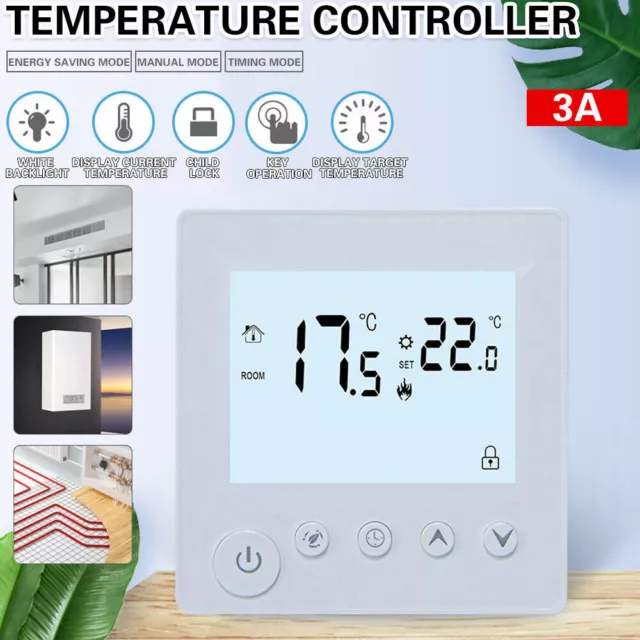 Programmierbarer Raumthermostat Wasserheizung/Gasboiler Elektrische Fußbodenheiz