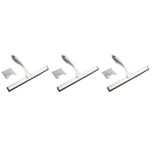 3X Racchette Doccia Uso per Porte Doccia, Finestre e Vetro Auto - J9W1