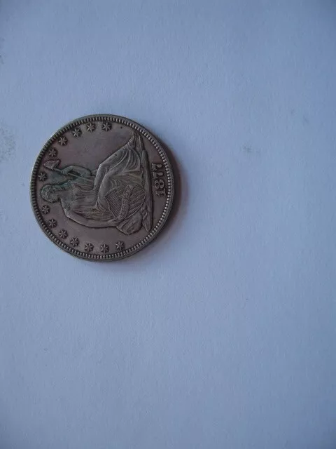 One Seated Liberty half Dollar 1877 nice coin