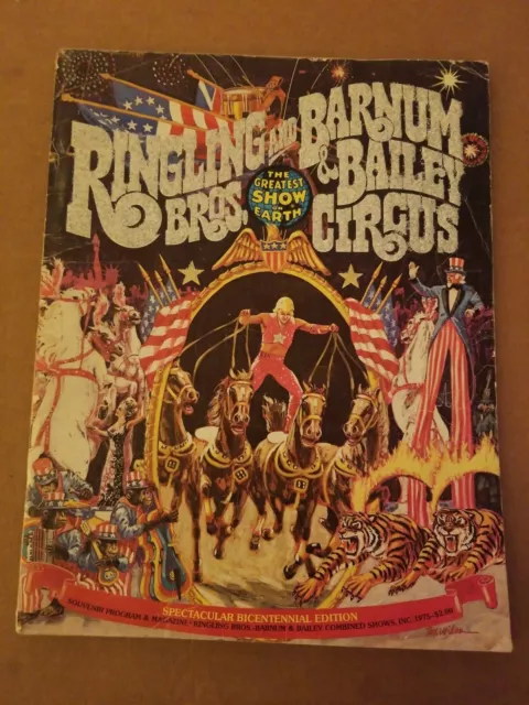 Ringling Brothers And Barnum & Bailey Circus Souvenir Program 1975