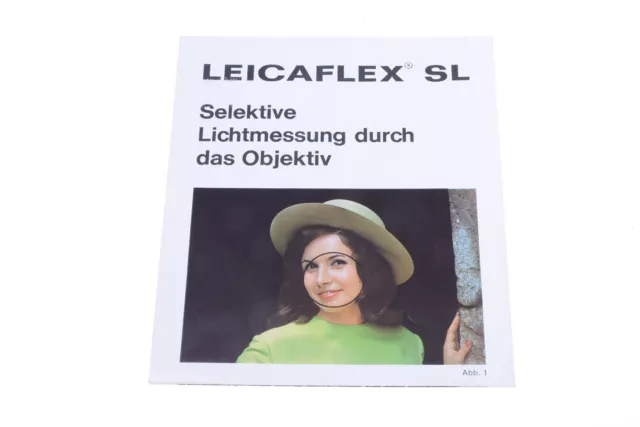 ✅ Leica Leicaflex Sl Camera Original Product Guide Brochure German 124