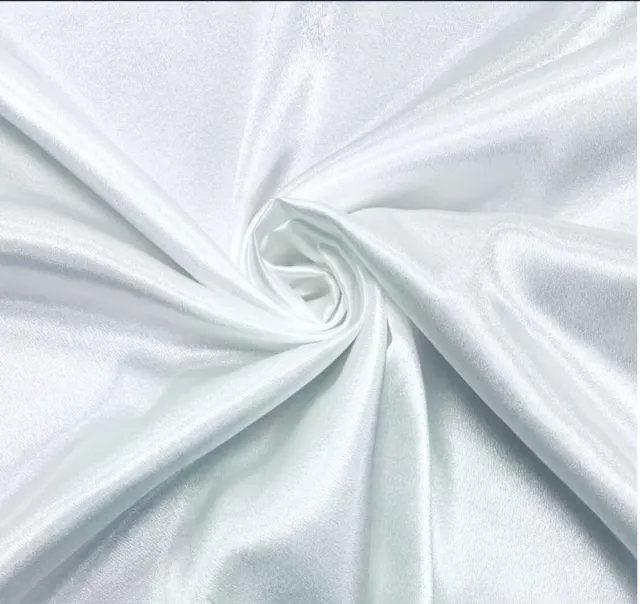 Back Crepe Satin Fabric Silky Bridal Dress Lining Craft Satin Fabric 150cm