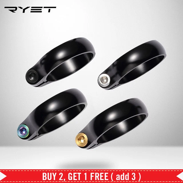 Bicycle Bike Seat Post Clamp Titanium Screw for 27.2/31.8/31.6/34.9mm Seatpost