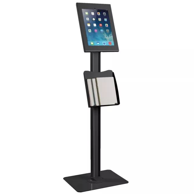 Supporto antifurto per tablet stand per pavimento nero Maclean MC-867B