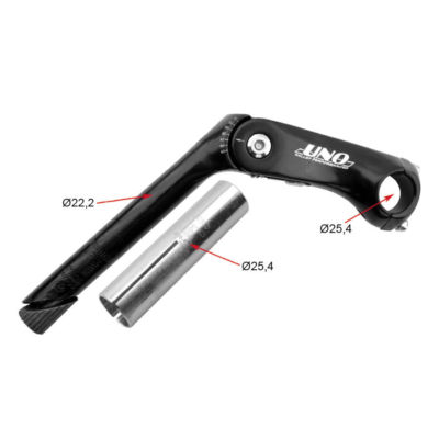 /-6° MTB PIANTONE VARIE LUNGHEZZE WAG ATTACCO MANUBRIO WAG 
