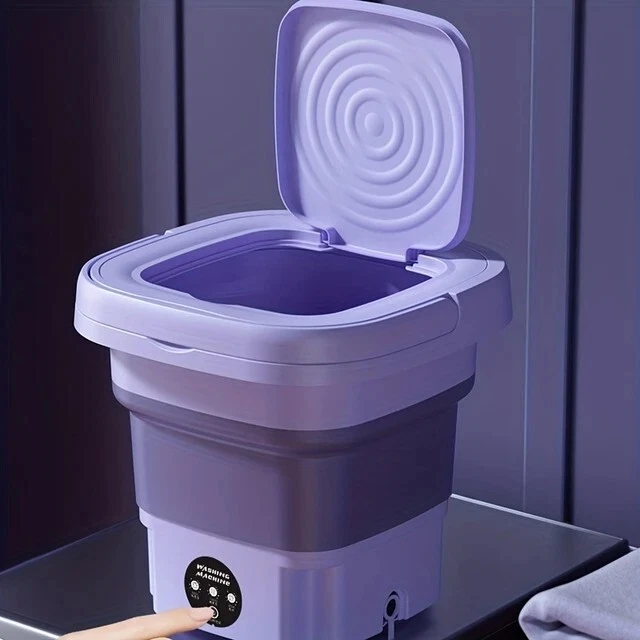 Machine à Laver Portable Pour Sous-vêtements – Lavage Délicat Rechargeable, Parfaite Pour Les Voyages Et Petits Espaces