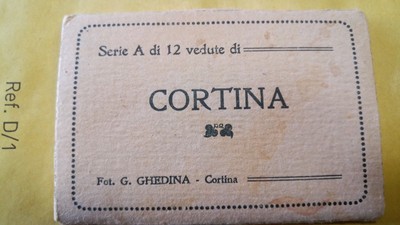 Anni 50 11 vedute di Cortina Uniche su Fotografie di Giuseppe Ghedina 