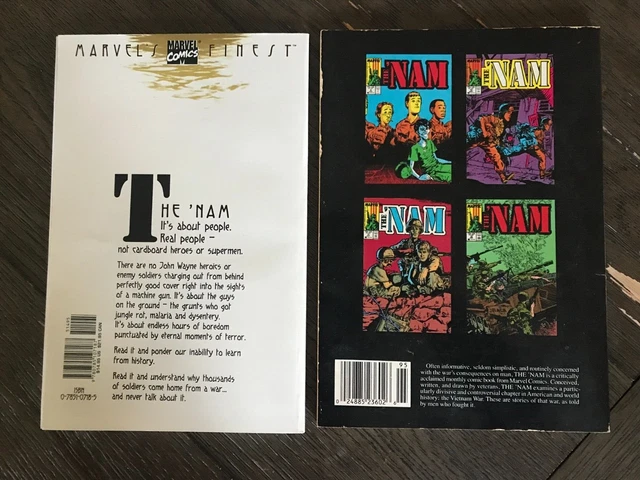 1989 Volume 3 1999 Marvel Finest The Nam TPB Lot Issues 1 2 3 4 9 10 11 12 24 28 2