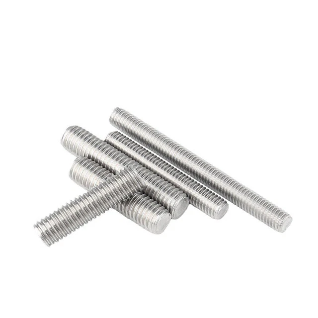 M6 M8 M10 M12 M16 304 Stainless Steel Threaded Rods Metric Thread Stud