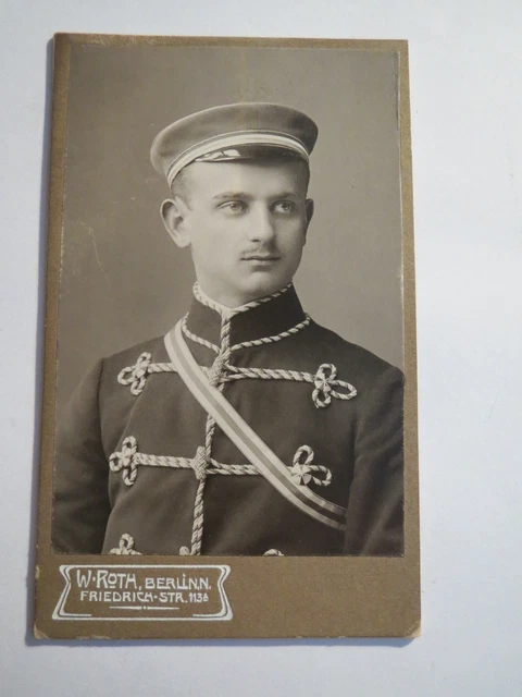 Burschenschaft Marcomannia Berlin - SS 1907 - Max Wenzel - CDV / Studentika