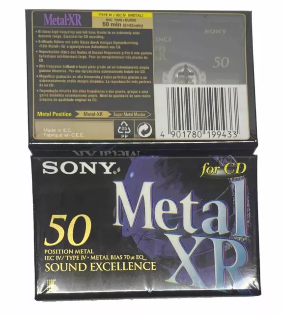 Sony Metal XR 50 OVP Kassette