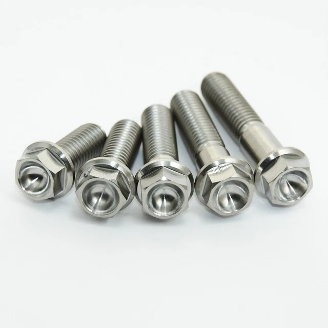 Viti In Titanio Con Flangia Torx M5 - Misure 10-35 Mm - Per Bicicletta E Moto - Goo Better