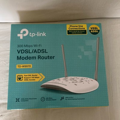 TP LINK TD-W9970 Wireless Modem/Router ADSL/VDSL - BT/PlusNet/EE/Virgin ...