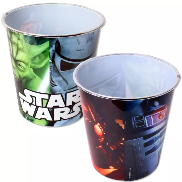 3er Set Starwars Star Wars Papierkorb Papiereimer Abfalleimer Mülleimer Kinder 3