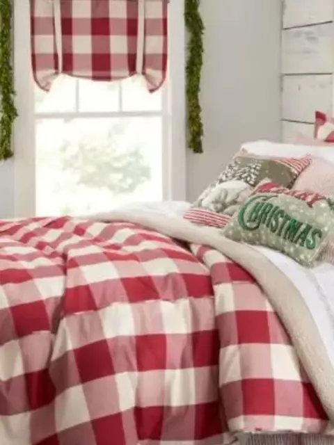 NIP Buffalo Check Duvet Cover~Full Sz~Horchow/Neiman Marcus~100% Cotton~Ret.$229 NIP Buffalo Check Duvet Cover~Full Sz~Horchow/Neiman Marcus~100% Cotton~Ret.$229