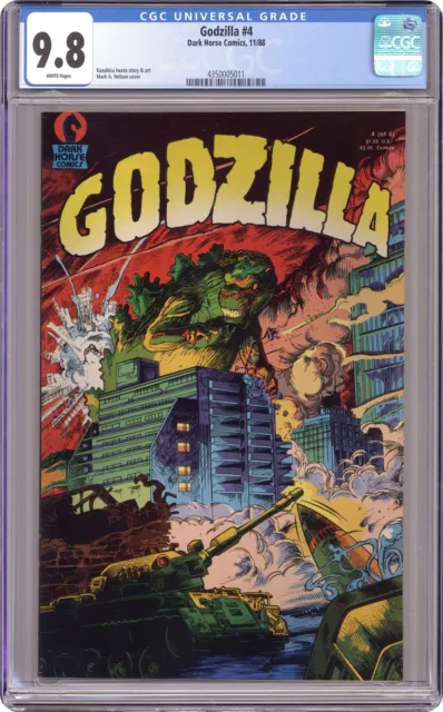 Godzilla #4 CGC 9.8 1988 4350005011