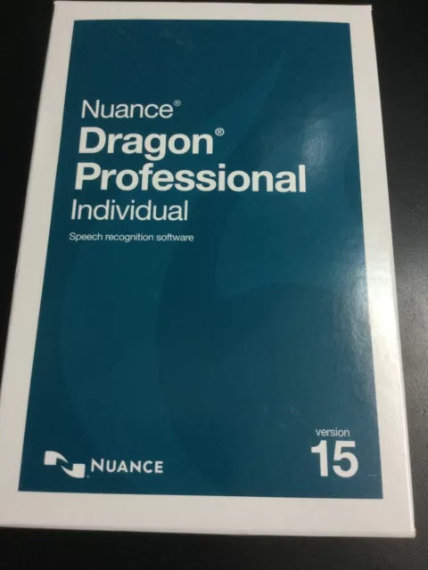 Nuance Dragon Professional Individual 15 Speech Recognition  New 1163