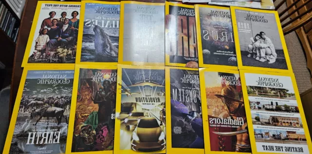 National Geographic Magazines 2021 Full Set