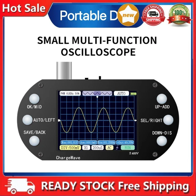 Mini oscilloscopio automobilistico schermo TFT 2,4 pollici per riparazione elettronica fai da te