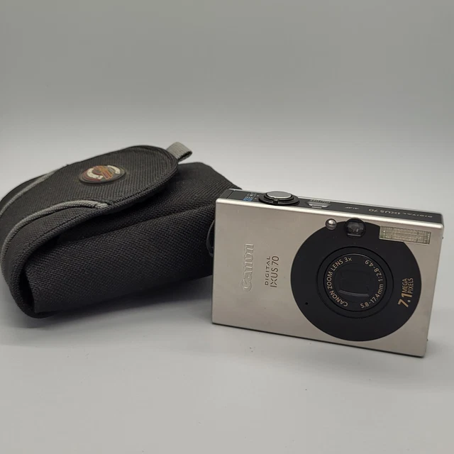 Canon PowerShot SD1000 IXUS 70 7,1 megapixel fotocamera digitale compatta argento testato