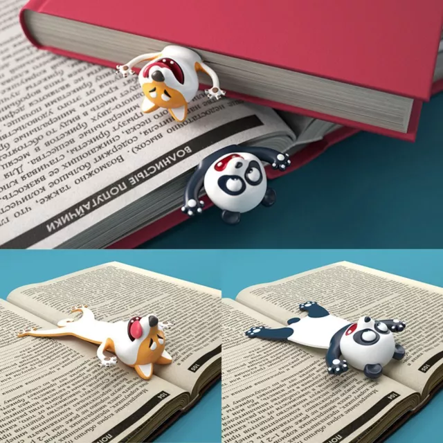 Creative Funny Cartoon Animal Style Book Markers Bookmarks School Supplies