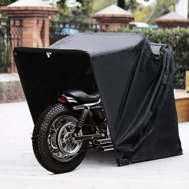 Motorradgarage Faltgarage Motorrad Roller Moped Garage Schutzplane Zelt  Schwarz XL : : Auto & Motorrad