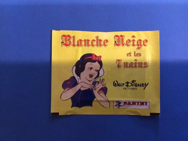 1 BUSTINA PANINI DISNEY - BIANCANEVE ( Versione In Lingua Francese ) 1994