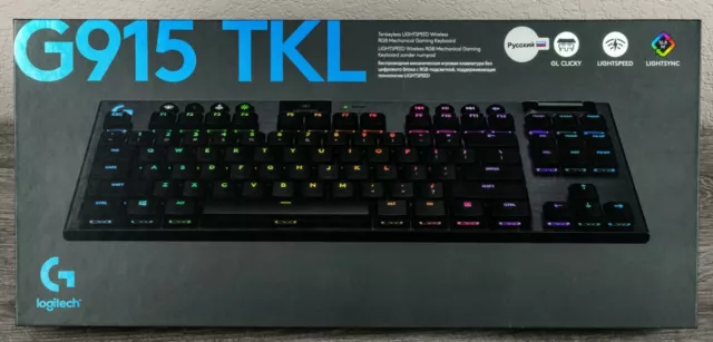 CLAVIER DE JEU sans fil Logitech G915 TKL LIGHTSPEED RGB (920