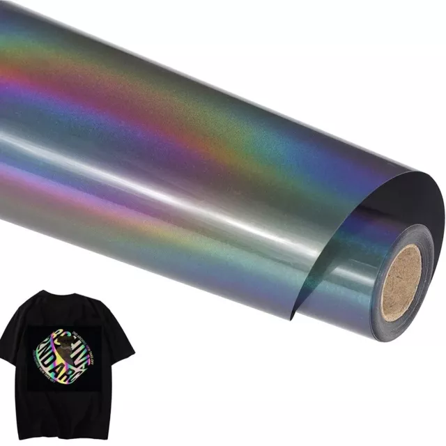10 x 5FT Iron on HTV Vinyl Glitter Heat Transfer Vinyl for Xmas T-shirt  Cricut