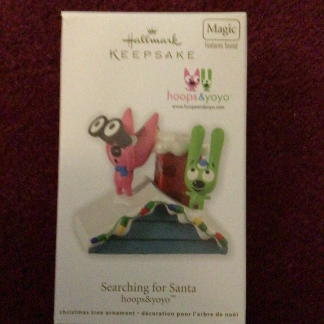 2012 Hallmark Ornament ~ Hoops and Yoyo - Searching For Santa