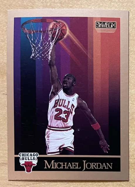 Michael Jordan 1990-91 Skybox Basketball Premier #41  Chicago Bulls HOF NM