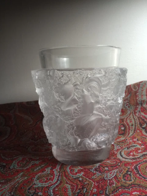 工芸品 VINTAGE LALIQUE VERY RARE Vintage Lalique Crystal San Diego Vase 1989 -1996