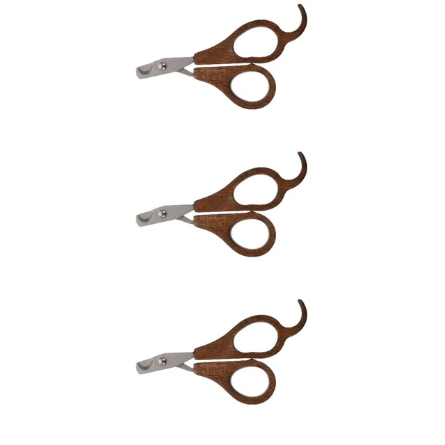 3 piezas pinza de manicura gato perro animales pequeños cortadora mascota garra tijera