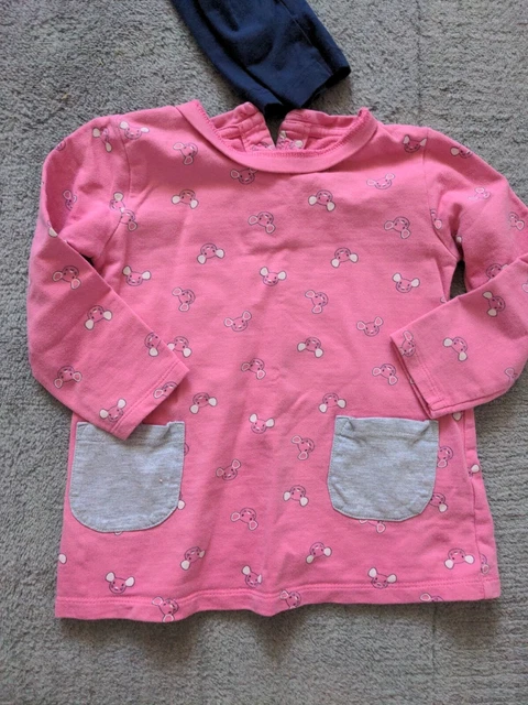 Massive bundle baby girls 18-24 months clothes long sleeve tops & leggings+ 9