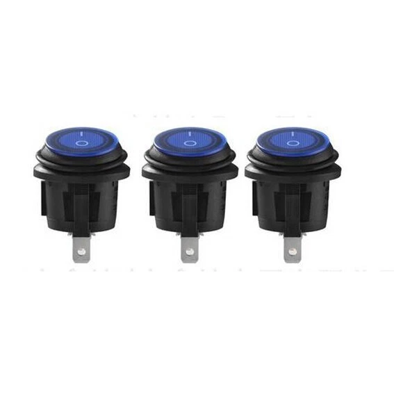 Interruttore interruttore resistente 20 A 12 V SPST 2 terminale on/off auto stivale impermeabile ATV