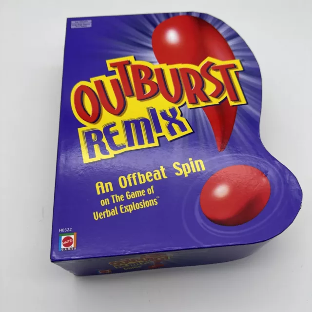 Outburst Remix Adult Game by Mattel Brand New in Box Packaging 2004 New 2